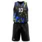 Customizable Basketball Uniform with Name and Number