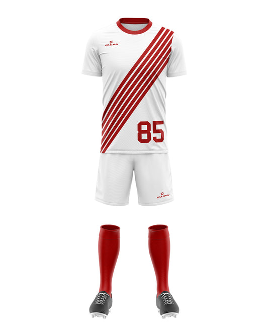 100% Polyester Full Sublimation Soccer Uniform for Peak Performance