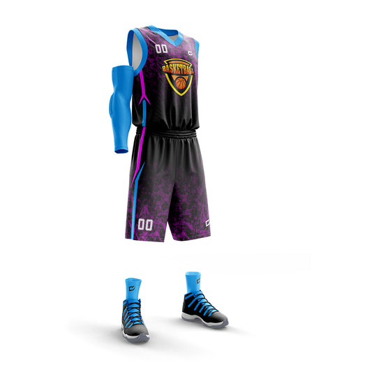 Custom Basketball Uniform - Full Sublimation Sleeveless Basketball Jersey