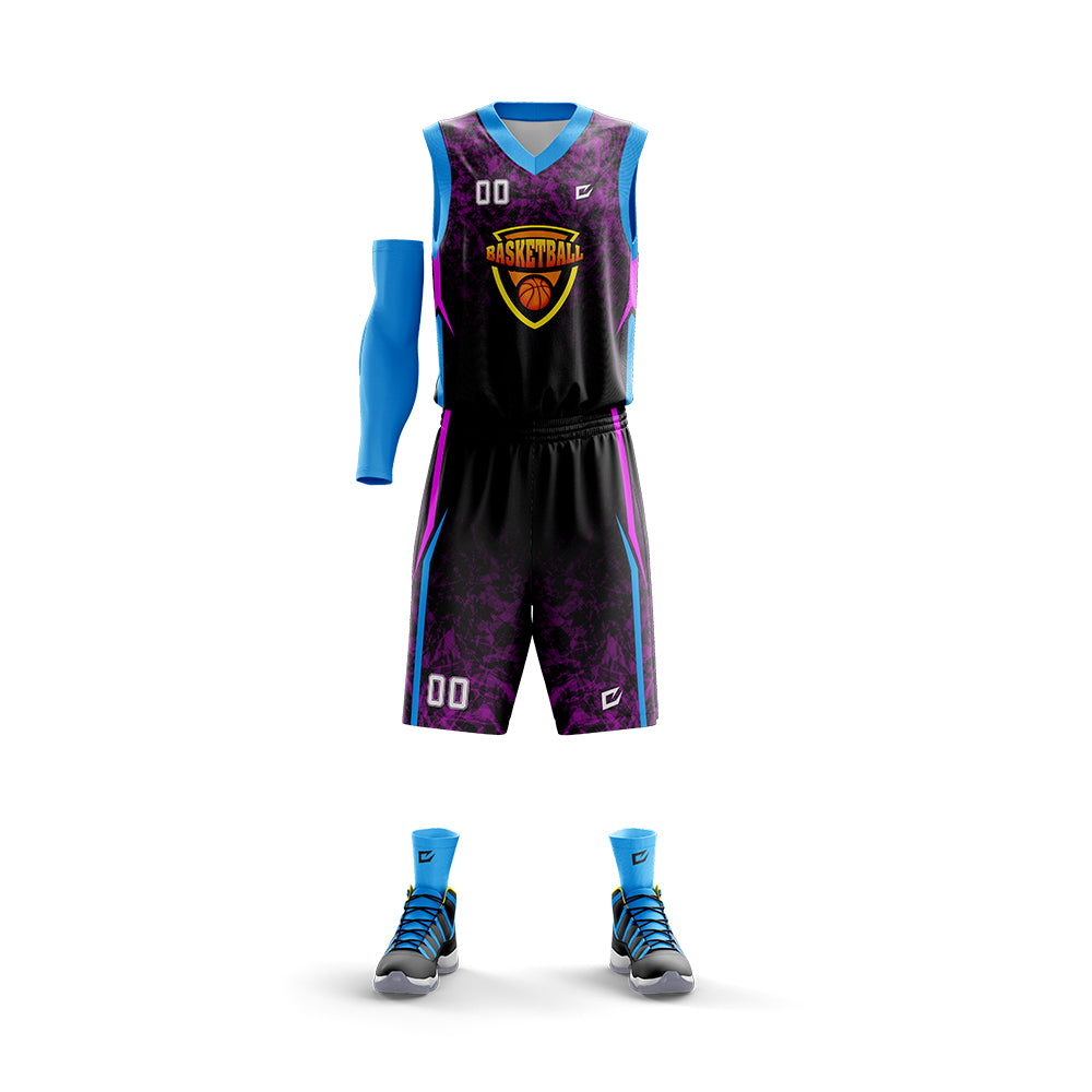 Custom Basketball Uniform - Full Sublimation Sleeveless Basketball Jersey