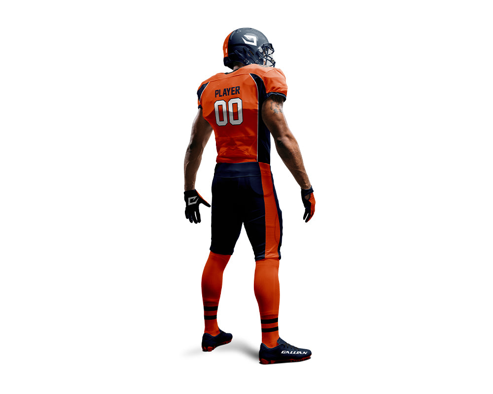 Youth Adults Custom American Football Uniform with Twill Numbers