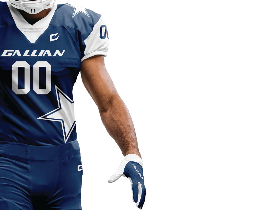 Stretchable Adults Custom American Football Uniform with Applique Numbers