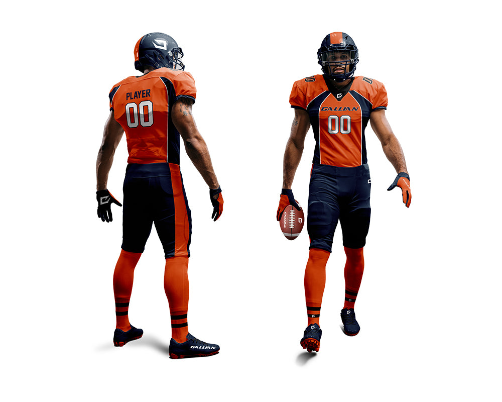 Youth Adults Custom American Football Uniform with Twill Numbers