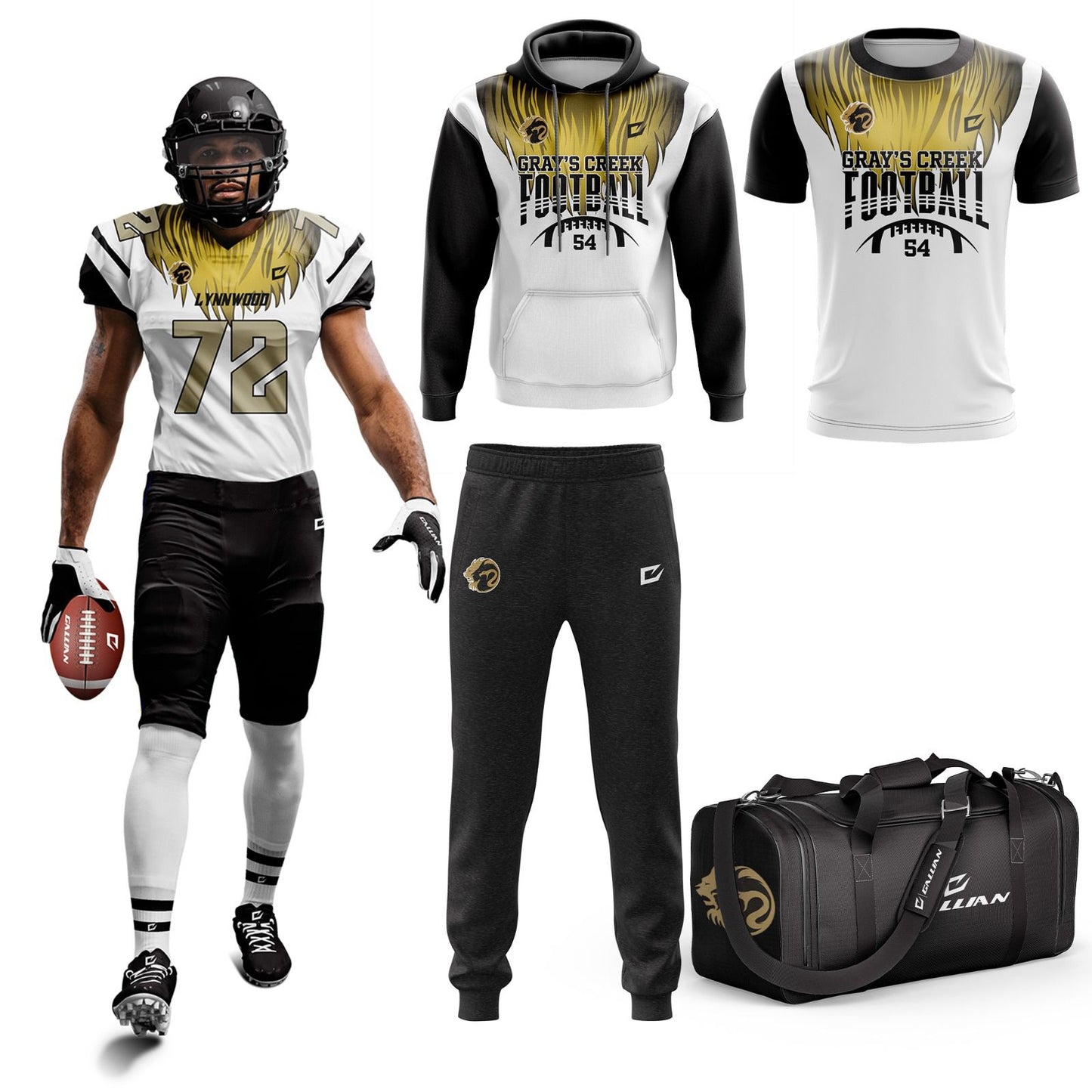 Custom American Football Uniform Bundle Deal Offer