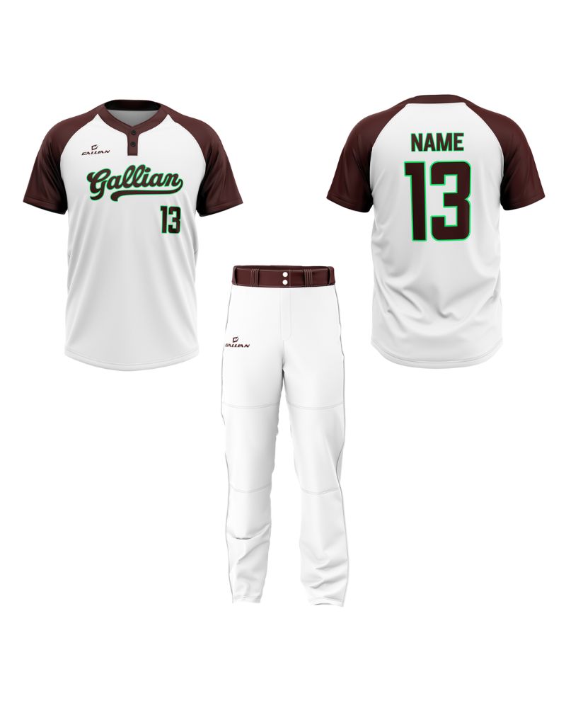 Baseball Uniform with Moisture-Wicking Technology