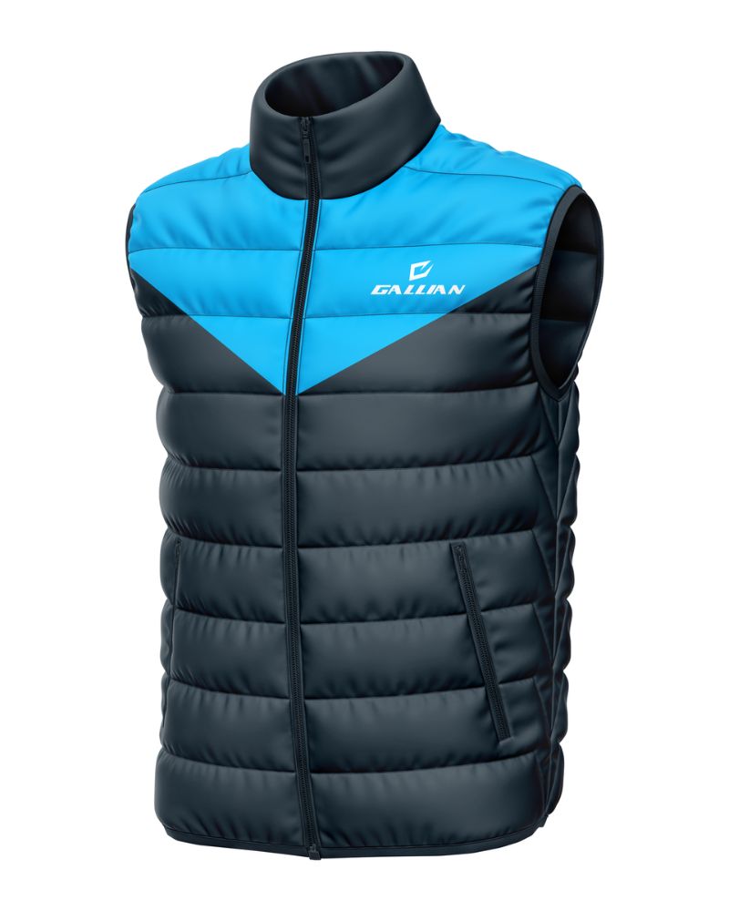 Lightweight Sleeveless Gillet Jacket with Elasticated rib Waterproof