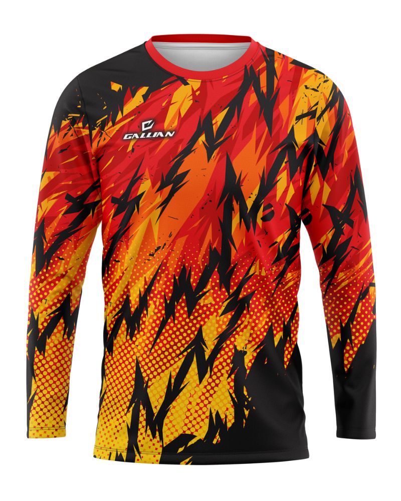 Stylish Motocross Jersey for Off-Road Adventures