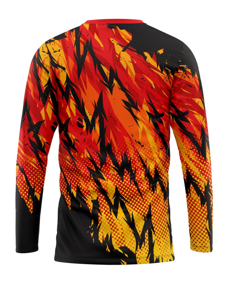 Stylish Motocross Jersey for Off-Road Adventures