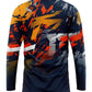 Customizable Motocross Jersey with Name and Number