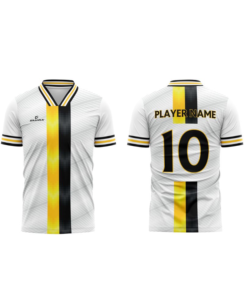 Soccer Jersey with Custom Team Logo and Design