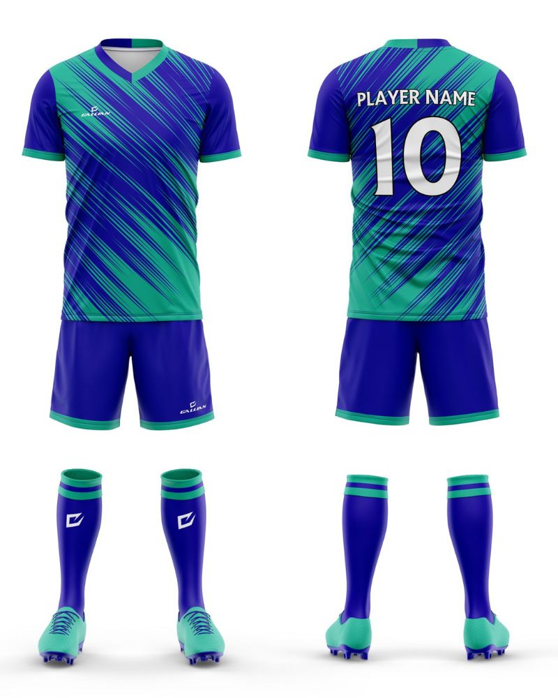 High Quality Custom Soccer Kit with Custom name and player numbers